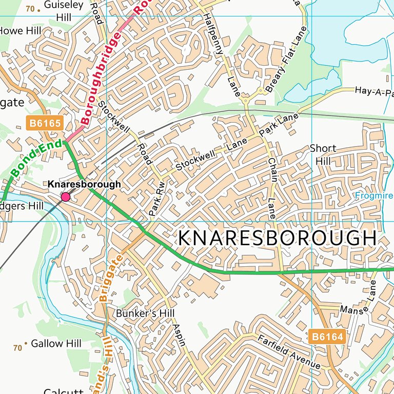 Harrogate District (B) (SE35) Map by UK Topographic Maps | Avenza Maps