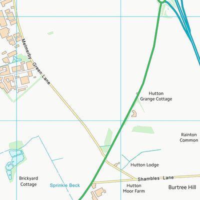 UK Topographic Maps Harrogate District (B) (SE37) digital map