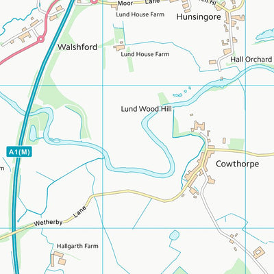UK Topographic Maps Harrogate District (B) (SE45) digital map