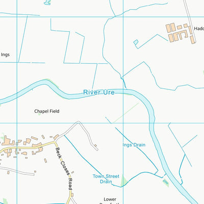 UK Topographic Maps Harrogate District (B) (SE46) digital map