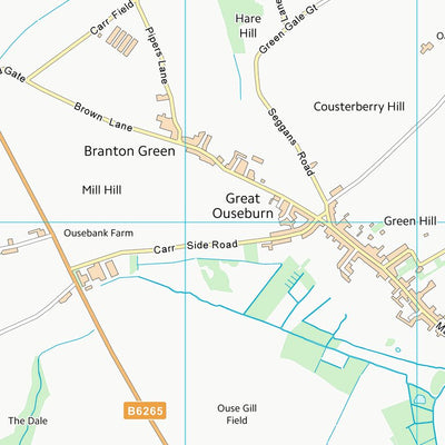 UK Topographic Maps Harrogate District (B) (SE46) digital map