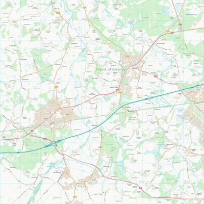 UK Topographic Maps Hart District (SU75) digital map