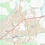 UK Topographic Maps Hart District (SU75) digital map