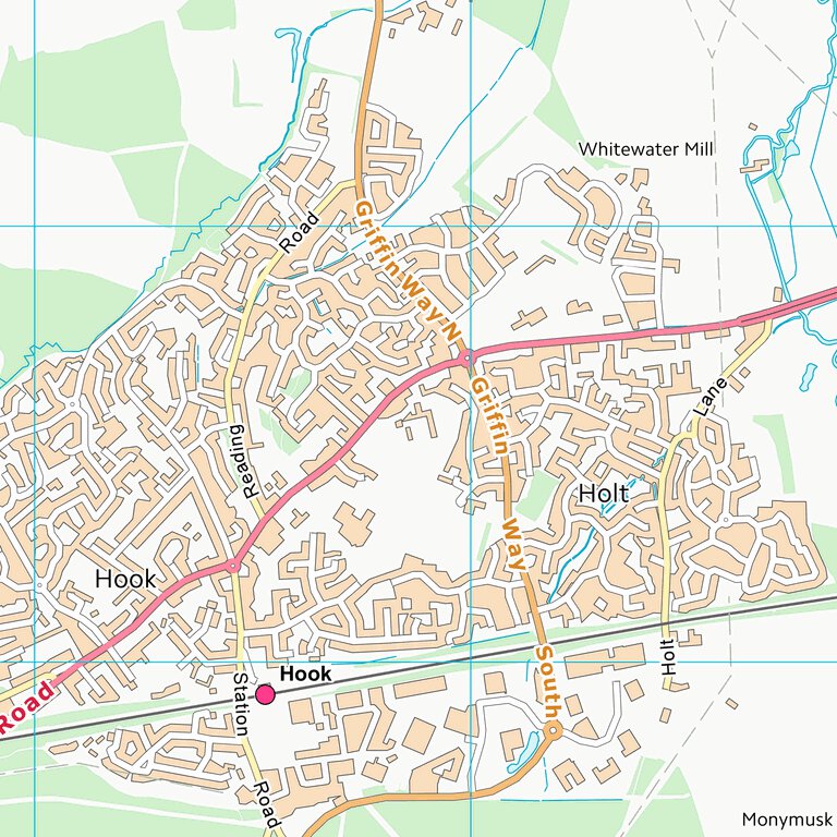 Map Hart Rise Hart District (SU75) Map by UK Topographic Maps | Avenza Maps