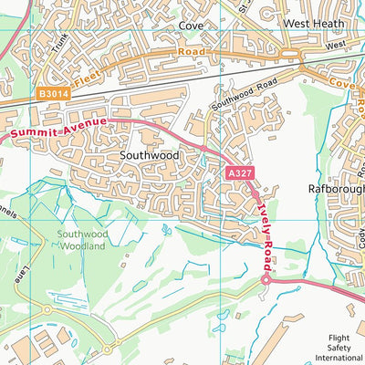 UK Topographic Maps Hart District (SU85) digital map