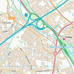 UK Topographic Maps Hart District (SU85) digital map