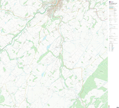 UK Topographic Maps Hawick and Hermitage Ward 2 (1:10,000) digital map