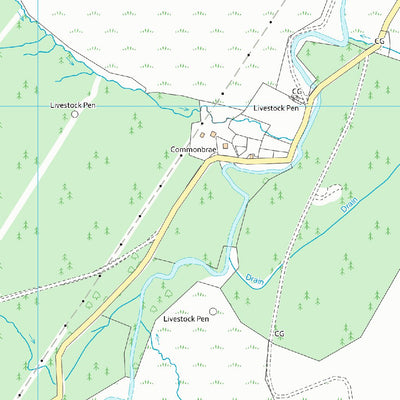 UK Topographic Maps Hawick and Hermitage Ward 3 (1:10,000) digital map