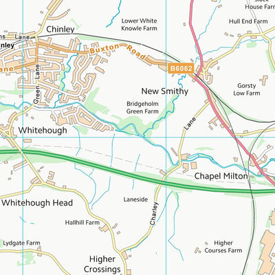UK Topographic Maps High Peak District (B) (SK08) digital map