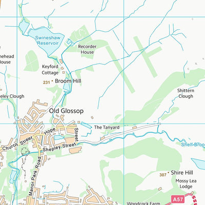 UK Topographic Maps High Peak District (B) (SK09) digital map