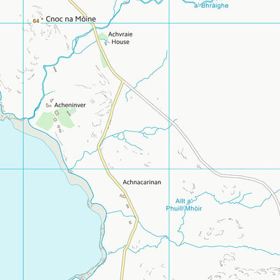UK Topographic Maps Highland (NC00) digital map