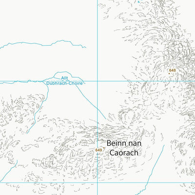 UK Topographic Maps Highland (NC00) digital map