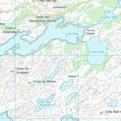 UK Topographic Maps Highland (NC02) digital map