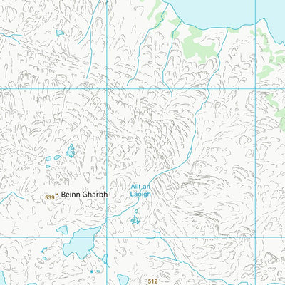 UK Topographic Maps Highland (NC22) digital map