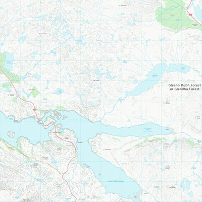 UK Topographic Maps Highland (NC23) digital map