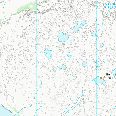 UK Topographic Maps Highland (NC23) digital map