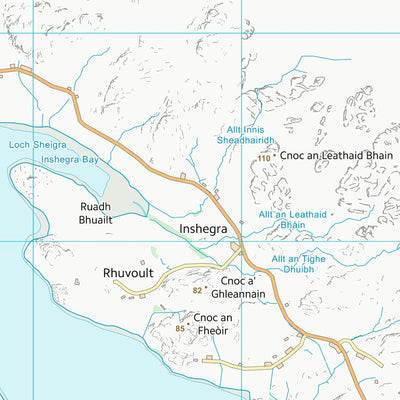 UK Topographic Maps Highland (NC25) digital map
