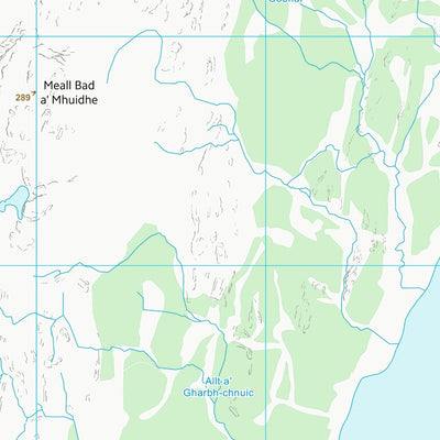 UK Topographic Maps Highland (NC45) digital map