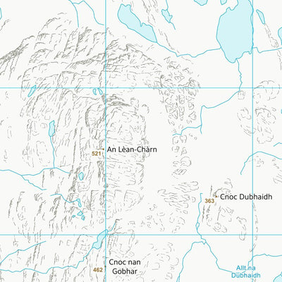UK Topographic Maps Highland (NC45) digital map