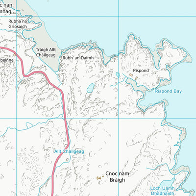 UK Topographic Maps Highland (NC46) digital map