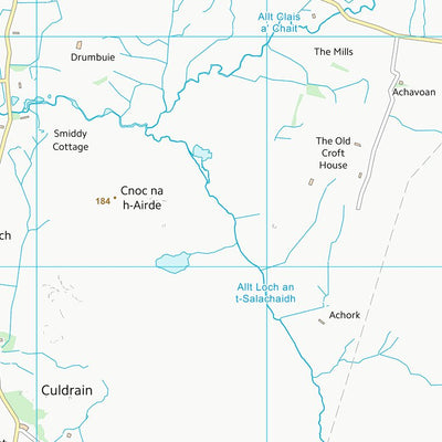 UK Topographic Maps Highland (NC70) digital map
