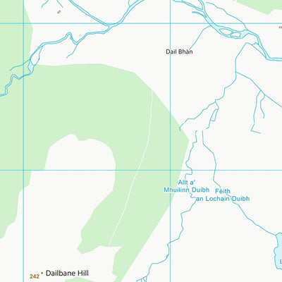 UK Topographic Maps Highland (NC71) digital map