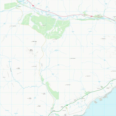 UK Topographic Maps Highland (NC91) digital map