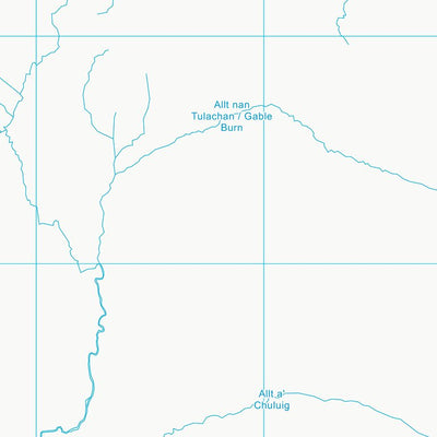 UK Topographic Maps Highland (NC91) digital map