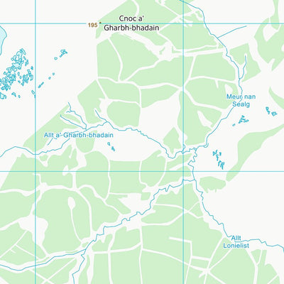 UK Topographic Maps Highland (NC94) digital map