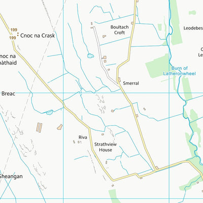 UK Topographic Maps Highland (ND13) digital map