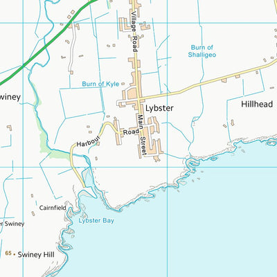UK Topographic Maps Highland (ND23) digital map