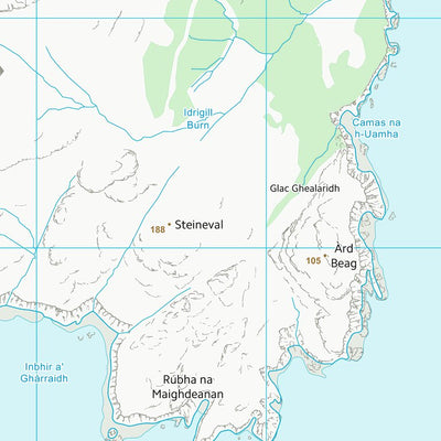 UK Topographic Maps Highland (NG23) digital map