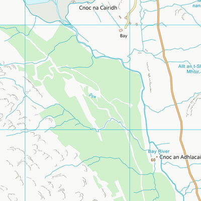 UK Topographic Maps Highland (NG25) digital map
