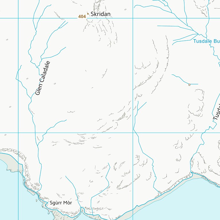 Highland (NG32) Map by UK Topographic Maps | Avenza Maps