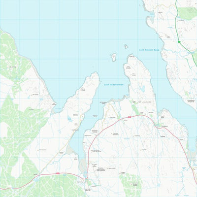 UK Topographic Maps Highland (NG35) digital map
