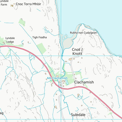 UK Topographic Maps Highland (NG35) digital map