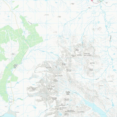UK Topographic Maps Highland (NG42) digital map