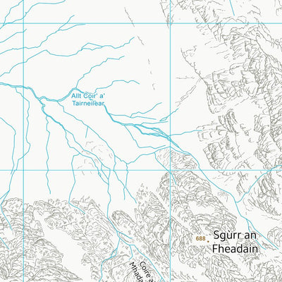 UK Topographic Maps Highland (NG42) digital map