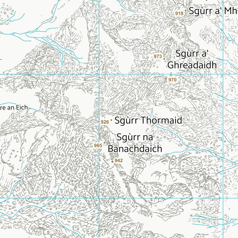 Postnet Highland Ridge Map Highland (NG42) Map by UK Topographic Maps | Avenza Maps