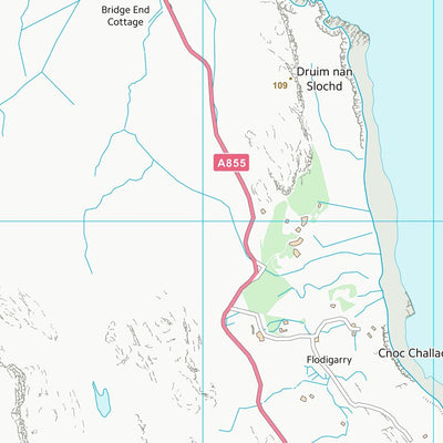 UK Topographic Maps Highland (NG47) digital map