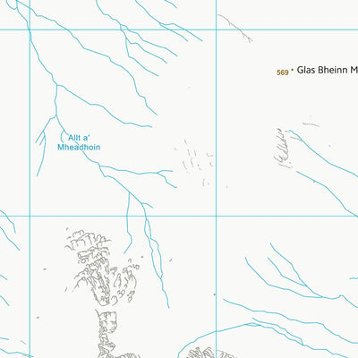 UK Topographic Maps Highland (NG52) digital map
