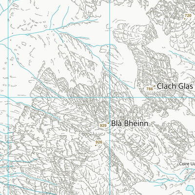 UK Topographic Maps Highland (NG52) digital map