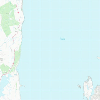 UK Topographic Maps Highland (NG55) digital map