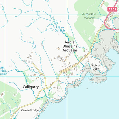 UK Topographic Maps Highland (NG60) digital map