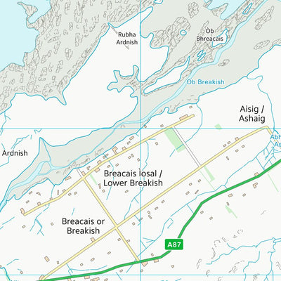UK Topographic Maps Highland (NG62) digital map
