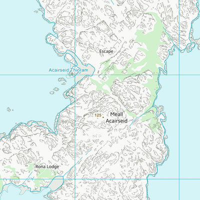 UK Topographic Maps Highland (NG65) digital map