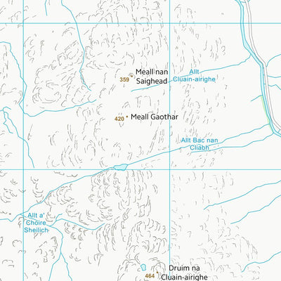UK Topographic Maps Highland (NG70) digital map