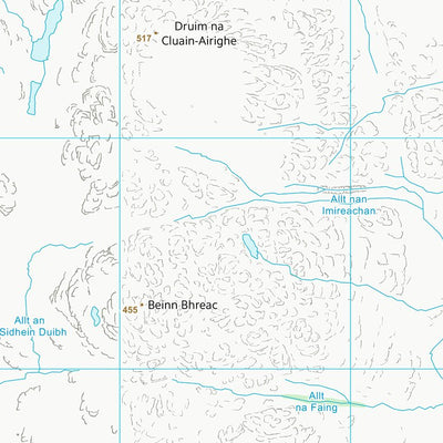 UK Topographic Maps Highland (NG70) digital map