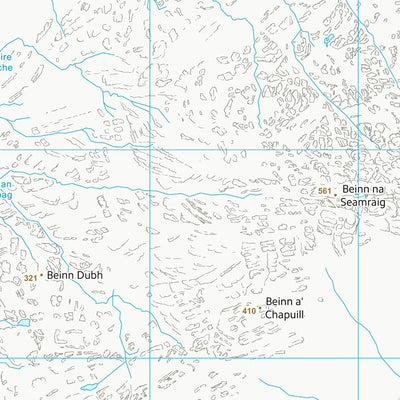UK Topographic Maps Highland (NG71) digital map
