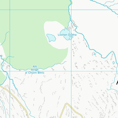 UK Topographic Maps Highland (NG74) digital map